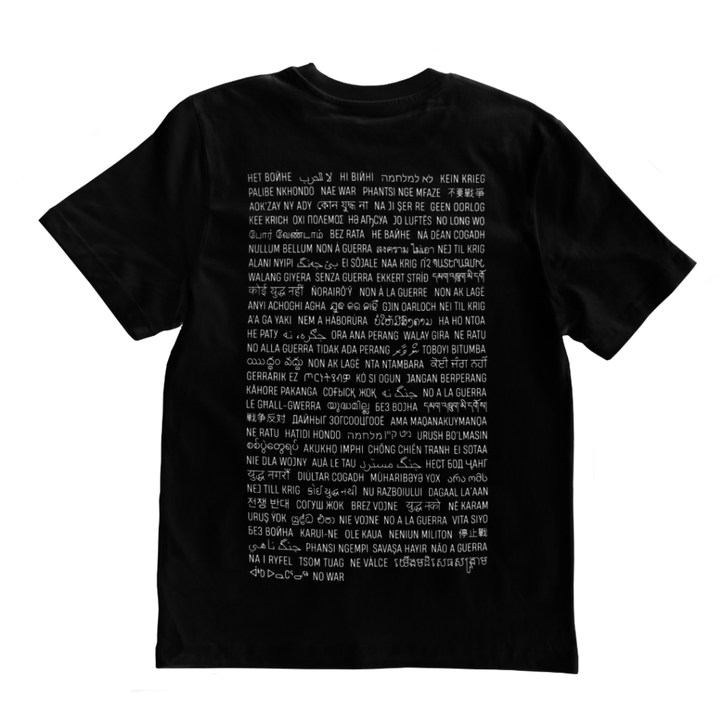 no war shirt back black 1080 x 1080 px